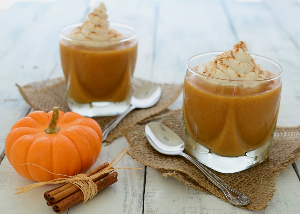 Pumpkin Maple Spice Smoothie and Coconut Whipped Cream