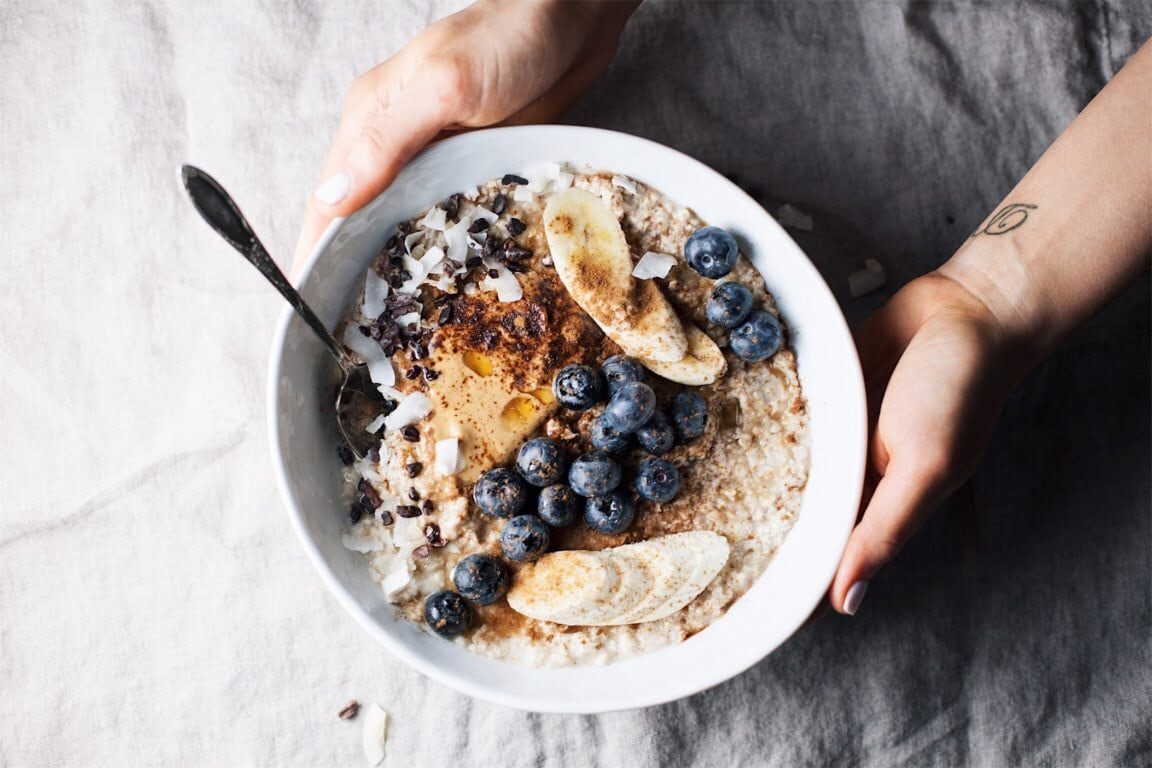 Peanut Butter Oatmeal Bowl - Fit and Healthy Recipes